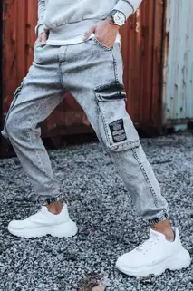 Herren Jeans Jogger Hose Hellgrau Dstreet UX3309