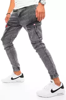 Herren Jeans Joggerhose Hellgrau Dstreet UX3255