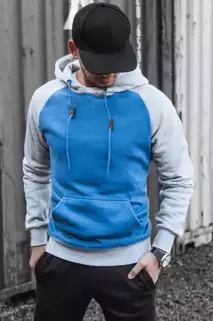 Herren Kapuzenpullover Farbe Blau DSTREET BX5490