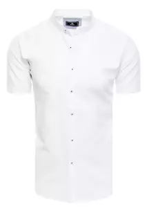 Herren Kurzarm Hemd Farbe Weiß DSTREET KX0998