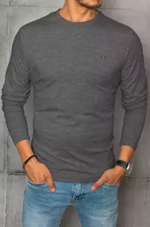 Herren Longsleeve Anthrazit Dstreet LX0535