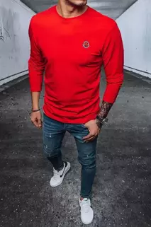 Herren Longsleeve Rot Dstreet LX0555