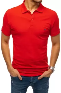 Herren Poloshirt Rot Dstreet PX0331