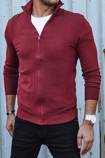 Herren Pullover ohne Knöpfe burgundy Dstreet WX2215