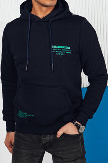 Herren Sweatshirt mit Aufdruck Farbe Dunkelblau DSTREET BX5689