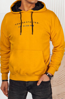 Herren Sweatshirt mit Aufdruck Farbe Gelb DSTREET BX5716