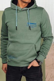 Herren Sweatshirt mit Aufdruck Farbe Grün DSTREET BX5687