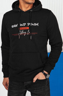Herren Sweatshirt mit Aufdruck Farbe Schwarz DSTREET BX5709