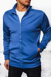 Herren Sweatshirt mit Reißverschluss Farbe Blau DSTREET BX5565