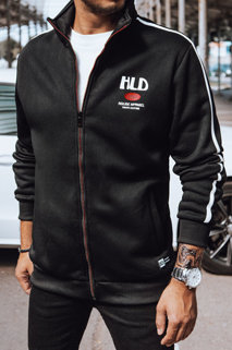 Herren Sweatshirt mit Reißverschluss Farbe Schwarz DSTREET BX5617