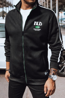 Herren Sweatshirt mit Reißverschluss Farbe Schwarz DSTREET BX5618