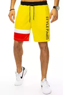 Herren Sweatshorts Gelb Dstreet SX1355