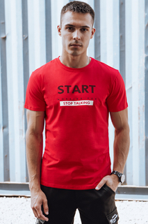 Herren T-Shirt Rot Dstreet RX5605