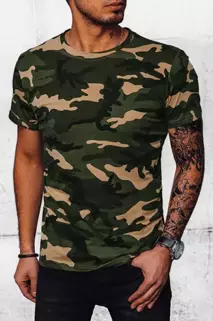 Herren T-shirt Camo Farbe Khaki DSTREET RX5034