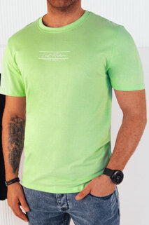 Herren T-shirt mit Aufdruck Farbe Grün DSTREET RX5472