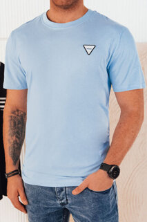 Herren T-shirt mit Aufdruck Farbe Himmelblau DSTREET RX5447