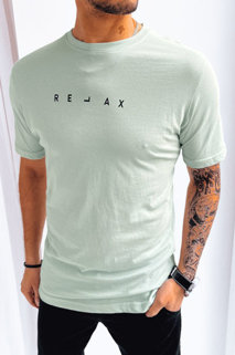 Herren T-shirt mit Aufdruck Farbe Minzegrün DSTREET RX5170