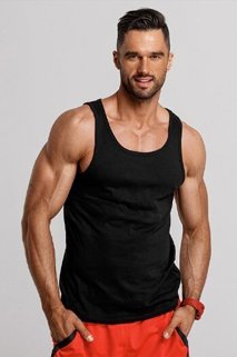 Herren Tank top Schwarz Dstreet RX3495