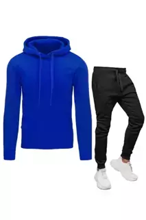 Herren Trainingsanzug-Set Farbe Blau-Schwarz DSTREET AX0629z