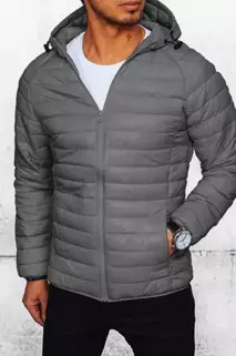 Herren Übergangsjacke Gesteppt Grau Dstreet TX4422