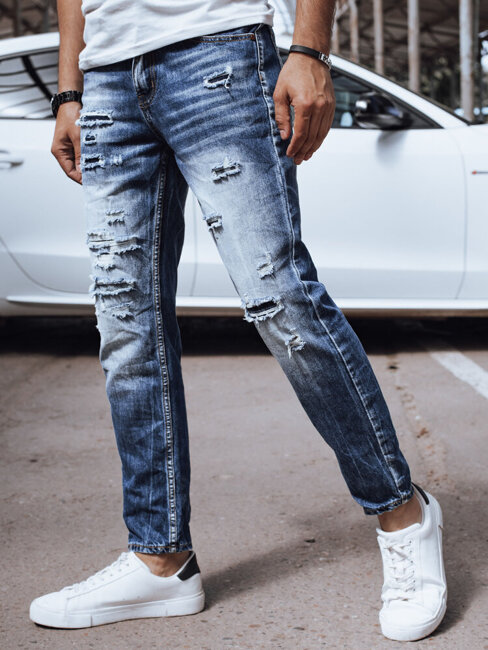 Blaue Denim-Hose für Männer Dstreet UX4349