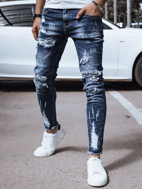 Blaue Denim-Hose für Männer Dstreet UX4350