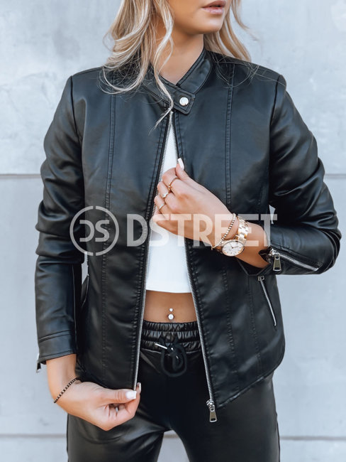 Damen Bikerjacke TRENDY FUSION Farbe Schwarz DSTREET TY3896