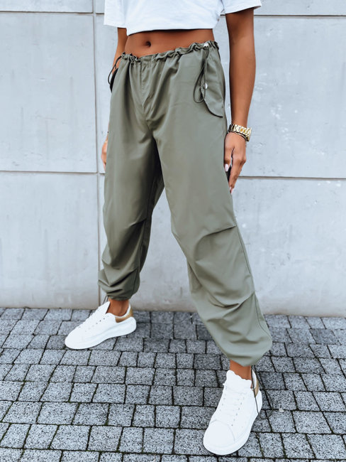 Damen Fallschirmhosen DENWER  Farbe Khaki DSTREET UY1665