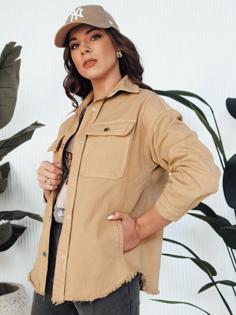 Damen Hemdjacke RAWEY Farbe Beige DSTREET TY4308