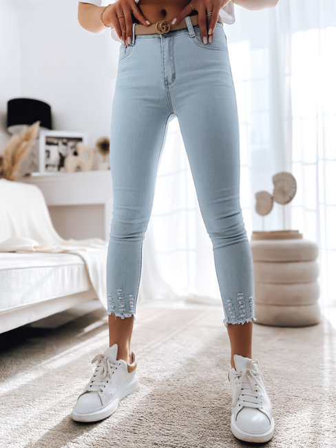 Damen Jeans mit Löchern MIGELI Farbe Blau DSTREET UY1365