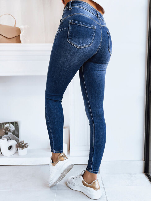 Damen Jeans mit hoher Taille ACORN  Farbe Dunkelblau DSTREET UY1733