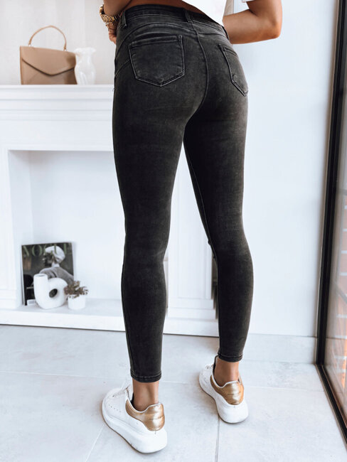 Damen Jeans mit hoher Taille SPRUGE Farbe Schwarz DSTREET UY1722