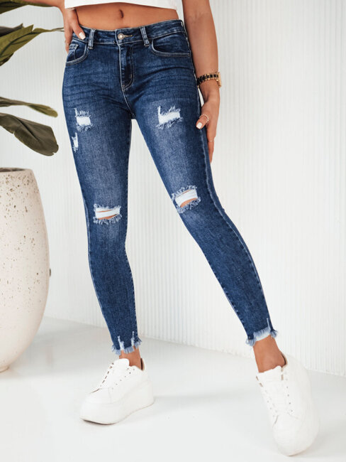 Damen Jeans mit hoher Taille TANYA Farbe Blau DSTREET UY1842