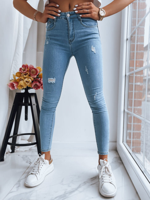 Damen Jeans mit hoher Taille THAT ONE Farbe Blau DSTREET UY1396