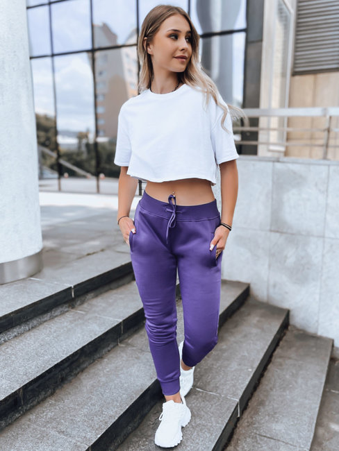 Damen Jogginghose FITS Violett Dstreet UY0581