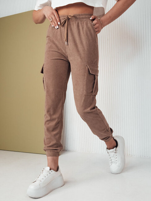 Damen Jogginghose FLAYON Farbe Camel DSTREET UY2061