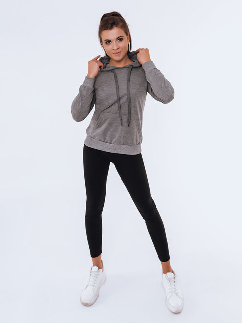 Damen Kapuzenpullover LARA II Dunkelgrau Dstreet BY0972