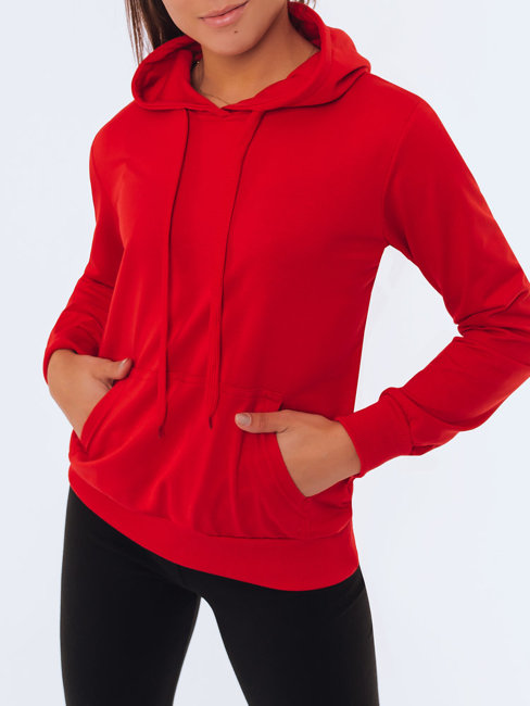 Damen Kapuzenpullover LARA II Rot Dstreet BY0976