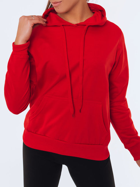 Damen Kapuzenpullover LARA II Rot Dstreet BY0976