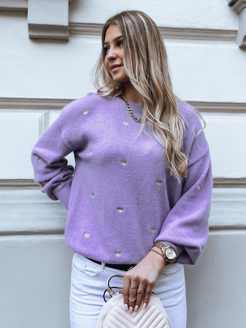 Damen Lange Pullover LUMINA Farbe Violett DSTREET MY2000