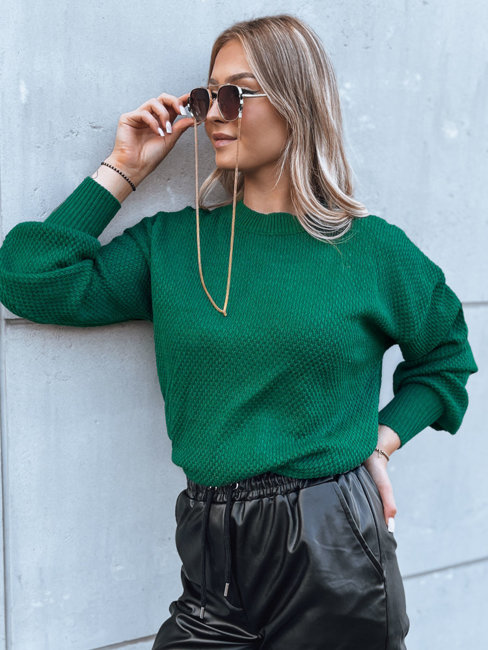Damen Oversize Pullover EMERALD Farbe Grün DSTREET MY2119