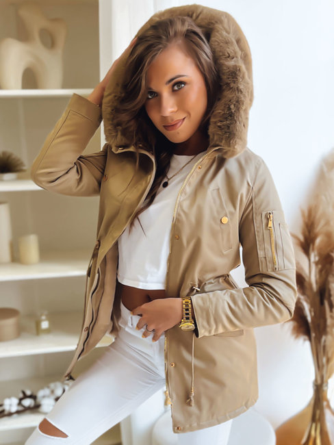 Damen Parka ERISS Beige Dstreet TY3660