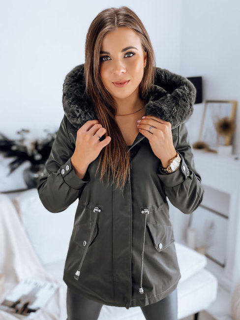 Damen Parka Jacke FORSIL Grün Dstreet TY3319