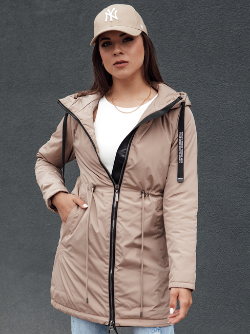 Damen Parka Jacke URBANJOY beige Dstreet TY4386