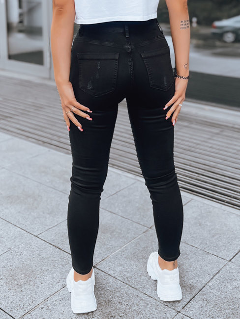 Damen Röhrenjeans INTENSI Farbe Schwarz DSTREET UY1595