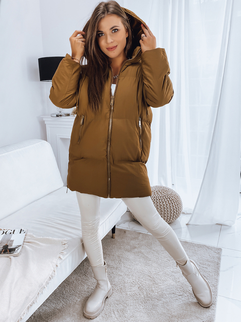 Damen Steppjacke LETLIS Camel Dstreet TY3245