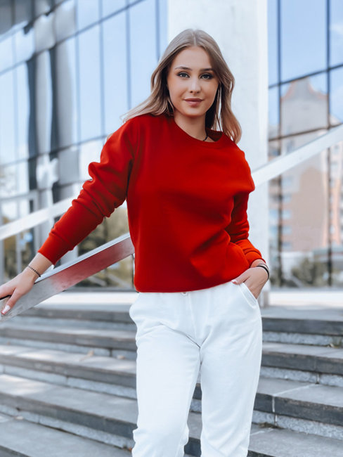 Damen Sweatshirt FASHION II Rot BY0147