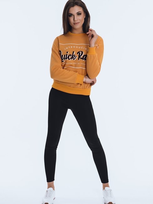 Damen Sweatshirt RACE Gelb Dstreet BY0827