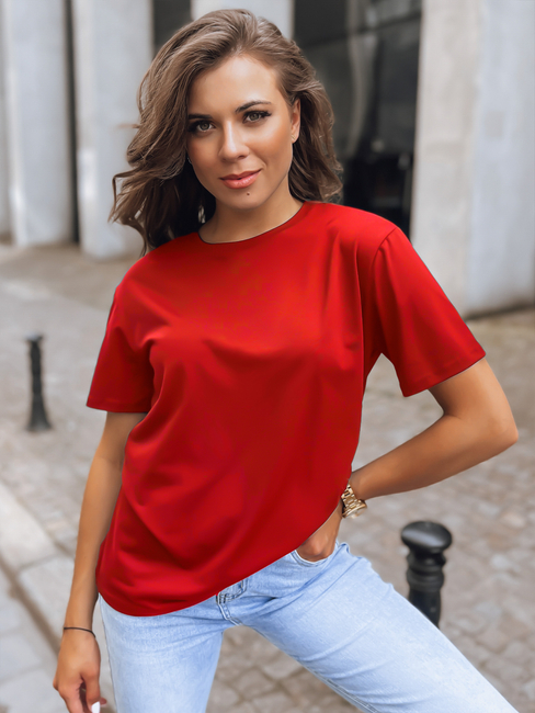 Damen T-shirt MAYLA Rot Dstreet RY2210