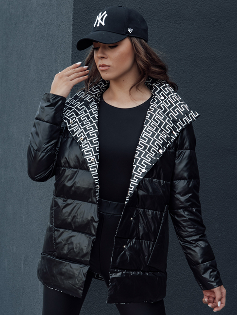 Damen Übergangs-Steppjacke MINTY DATE schwarz Dstreet TY4508